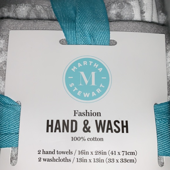 Martha Stewart Hand and Wash Towel Set, 4-Piece - Picture 4 of 11